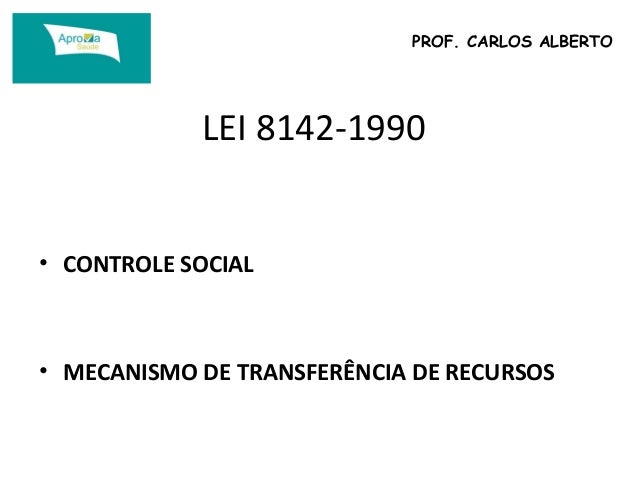 lei 8142 atualizada